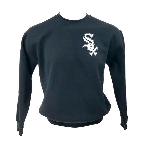 CHICAGO WHITE SOX OG Classic Logo Black Pullover Crewneck, Sweatshirt - y2k 90s - Picture 1 of 6